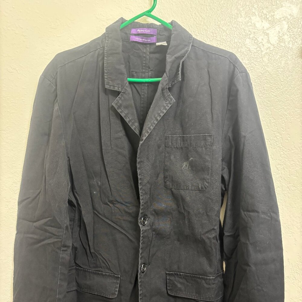 LRG Lifted Research Group blazer sports coat Large black rare vintage SAMPLE